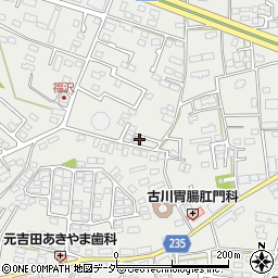 茨城県水戸市元吉田町203-4周辺の地図