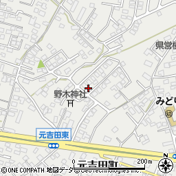 茨城県水戸市元吉田町2562-26周辺の地図