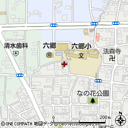 高崎市六郷公民館周辺の地図