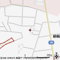 栃木県下野市絹板801周辺の地図