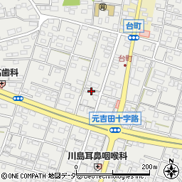 茨城県水戸市元吉田町733周辺の地図