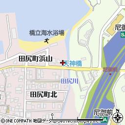 石川県加賀市田尻町ヘ周辺の地図