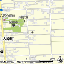 群馬県太田市大原町349周辺の地図