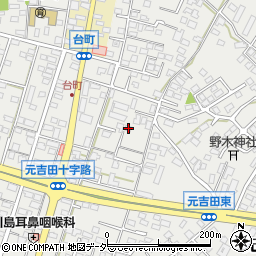 茨城県水戸市元吉田町1657-3周辺の地図