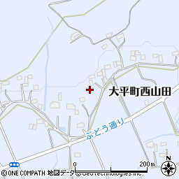 栃木県栃木市大平町西山田750周辺の地図