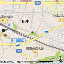 長野県東御市田中628周辺の地図