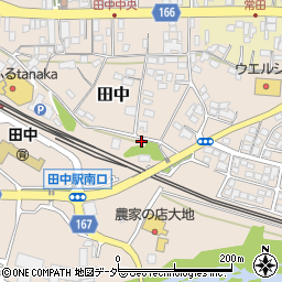 長野県東御市田中628-1周辺の地図