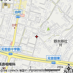茨城県水戸市元吉田町1655-2周辺の地図