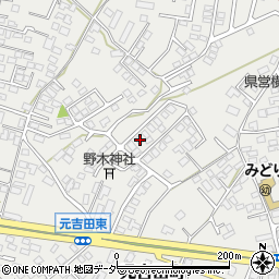 茨城県水戸市元吉田町2562-20周辺の地図