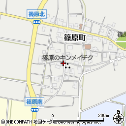 石川県加賀市篠原町リ周辺の地図