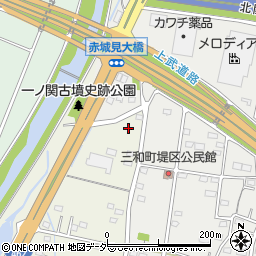 群馬県伊勢崎市本関町1281-2周辺の地図