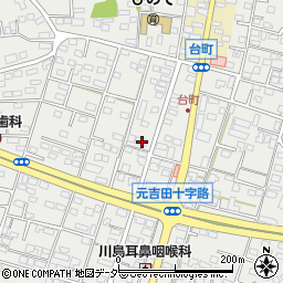 茨城県水戸市元吉田町732-1周辺の地図