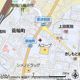 ＪＡ小松市粟津周辺の地図