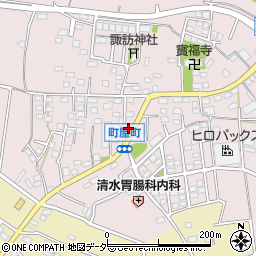 群馬県高崎市町屋町917-2周辺の地図