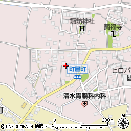 群馬県高崎市町屋町896-2周辺の地図