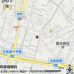 茨城県水戸市元吉田町1655-3周辺の地図