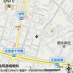 茨城県水戸市元吉田町1655-4周辺の地図
