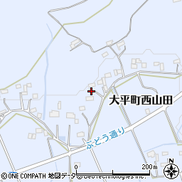 栃木県栃木市大平町西山田751周辺の地図