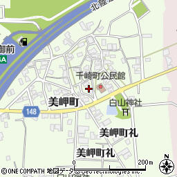 石川県加賀市美岬町ナ周辺の地図