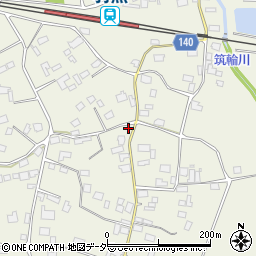茨城県桜川市友部1610周辺の地図