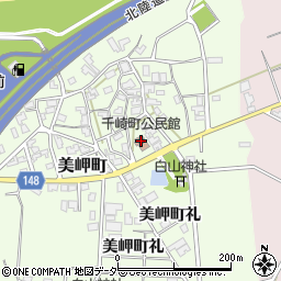美岬町千崎公民館周辺の地図