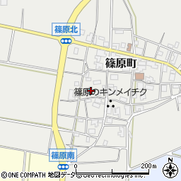 石川県加賀市篠原町リ28周辺の地図