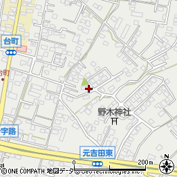 茨城県水戸市元吉田町2252-30周辺の地図