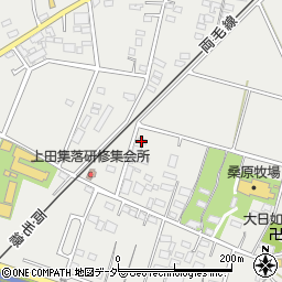 群馬県伊勢崎市上田町168-1周辺の地図