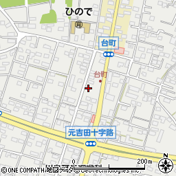 茨城県水戸市元吉田町1613-1周辺の地図