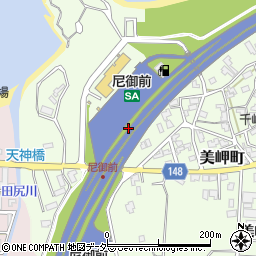 石川県加賀市美岬町フ周辺の地図
