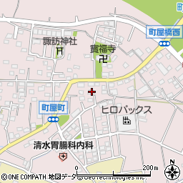群馬県高崎市町屋町847-1周辺の地図