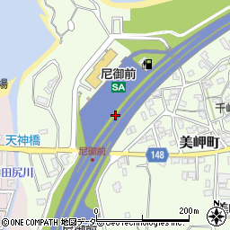 石川県加賀市美岬町（フ）周辺の地図