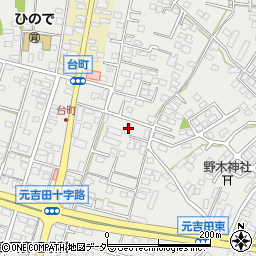 茨城県水戸市元吉田町1654-5周辺の地図