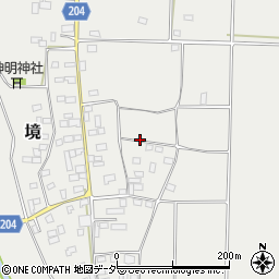 栃木県真岡市境周辺の地図
