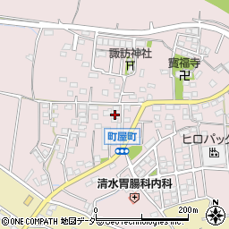 群馬県高崎市町屋町859周辺の地図