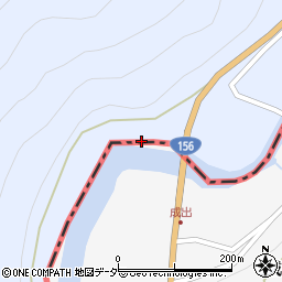 成出橋周辺の地図