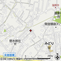 茨城県水戸市元吉田町2562-33周辺の地図
