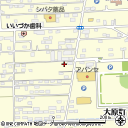 群馬県太田市大原町384-3周辺の地図