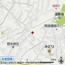 茨城県水戸市元吉田町2562-43周辺の地図