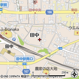 長野県東御市田中627周辺の地図