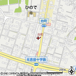 茨城県水戸市元吉田町1615-2周辺の地図
