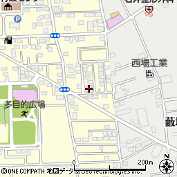 群馬県太田市大原町381-16周辺の地図