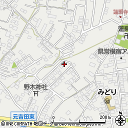 茨城県水戸市元吉田町2562-25周辺の地図