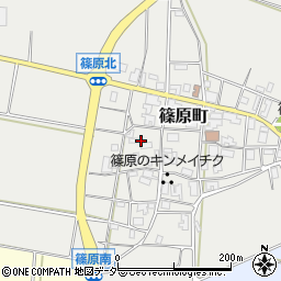 石川県加賀市篠原町リ25周辺の地図