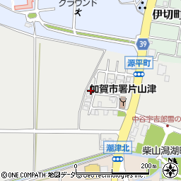 石川県加賀市源平町21周辺の地図