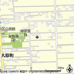 群馬県太田市大原町372周辺の地図