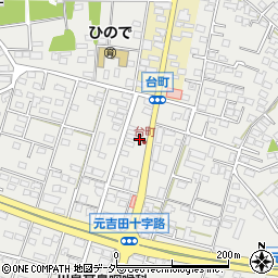 茨城県水戸市元吉田町1615-1周辺の地図