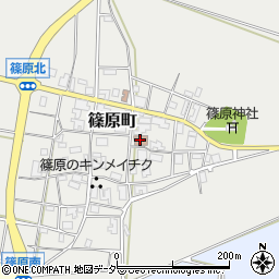 篠原町民会館周辺の地図