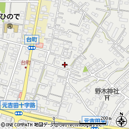 茨城県水戸市元吉田町2341-8周辺の地図