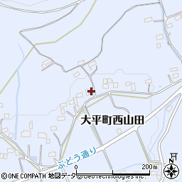 栃木県栃木市大平町西山田754周辺の地図